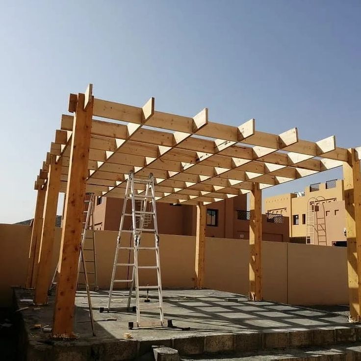 برجولات خشب | تصميم حصري لمساحتك الخارجية يجمع بين الجمال والمتانة